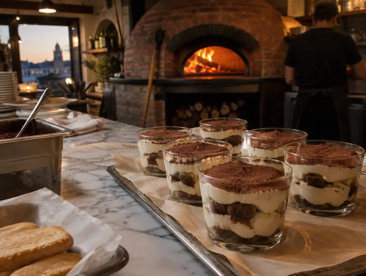 Tiramisu ve skleničce